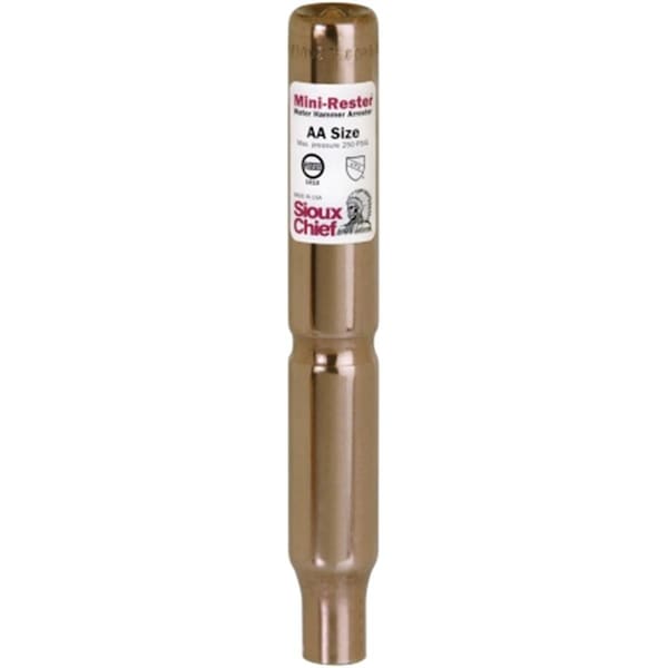 Sioux Chief Mfg .50in. Male Sweat Mini Rester Residential Water Hammer Arrester S SI309512 - main
